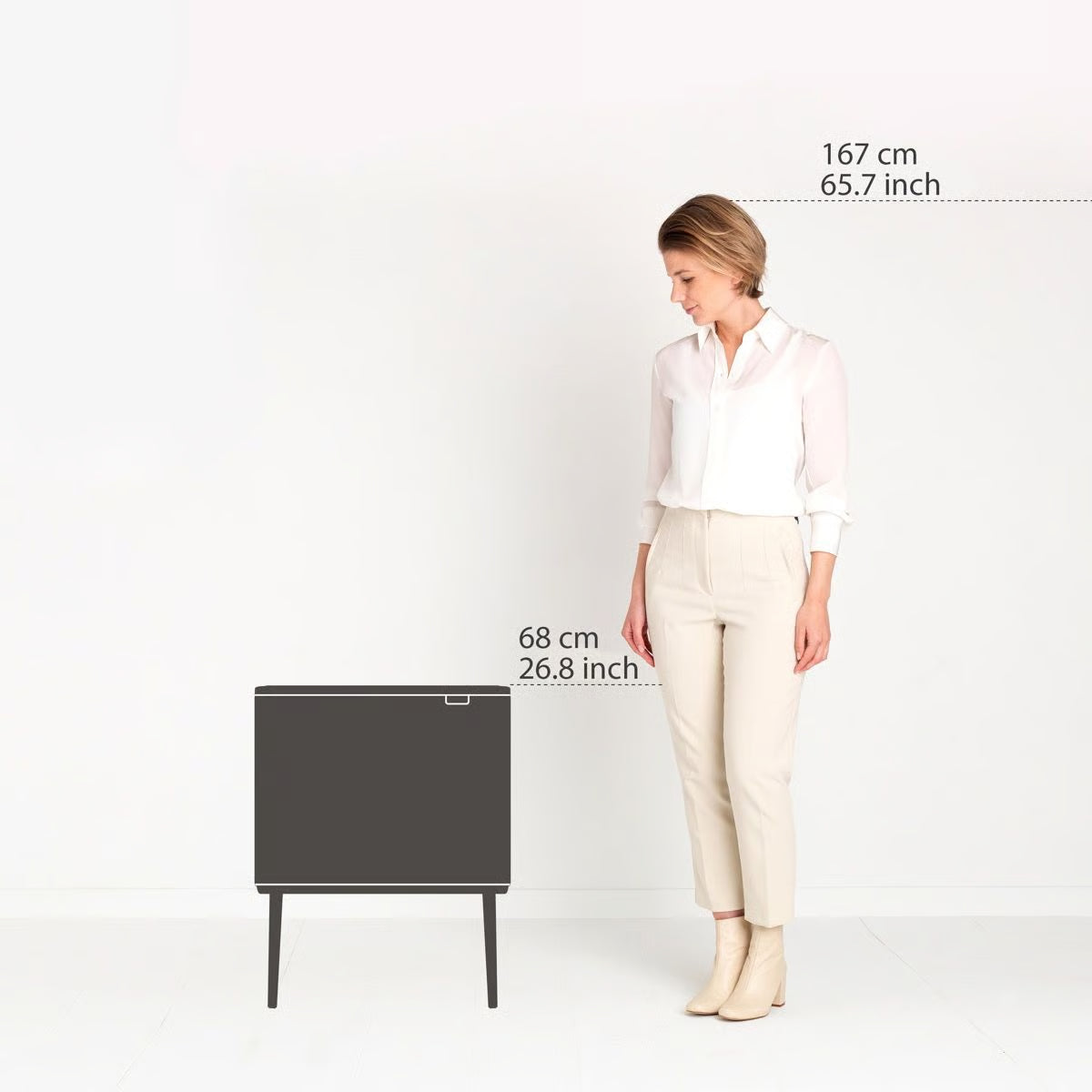 Brabantia Bo Touch Bin Prullenbak - 36 liter
