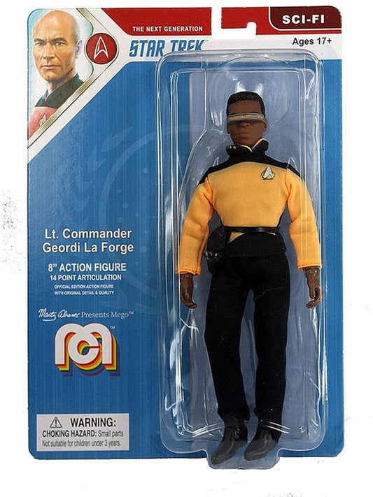 Mego Star Trek Geordi La Forge 8 inch actiefiguur