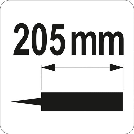Dubbele kitspuit voor dikke materialen - 205mm