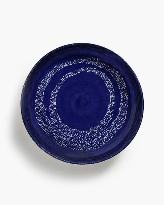 Serax Ottolenghi Feast Serveerkom M Donkerblauw/Wit 36 Ø
