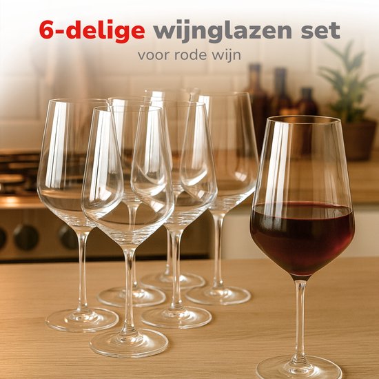 Alpina Wijnglazen Rode Wijn 6 Stuks