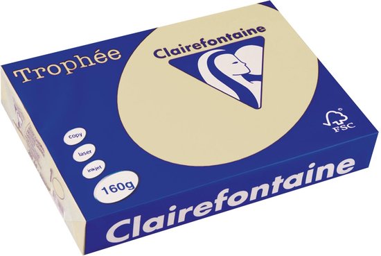 Clairefontaine Trophée A4 160g Chamois