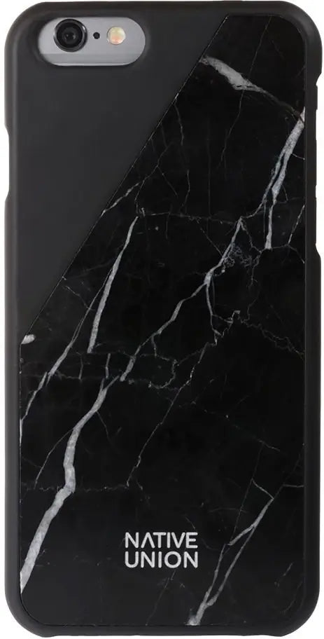 Native Union Clic Marble case zwart - iPhone 6/6s