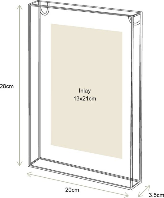 vtwonen Basic Fotolijst Goud Metaal 20x28x3,5cm