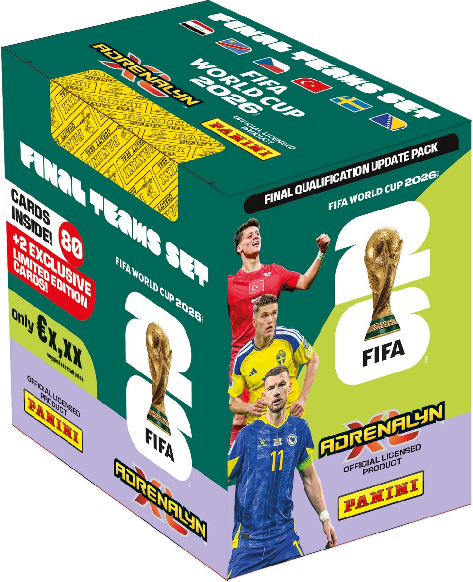 Panini Adrenalyn XL FIFA World Cup 2026 Completion Box