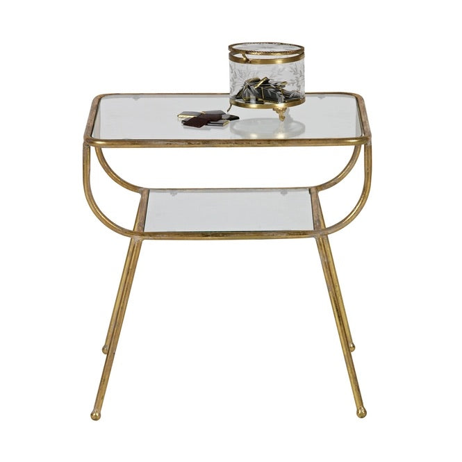 WOOOD Amazing Bijzettafel Metaal Antique Brass 47x47x40,5