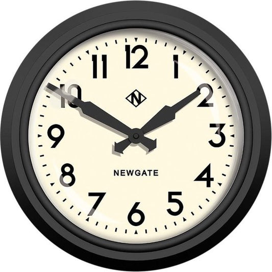 The Electric Wandklok zwart 37cm