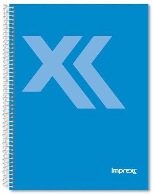 Imprex Blauw Din A4 Spiraalschrift 4 Stuks