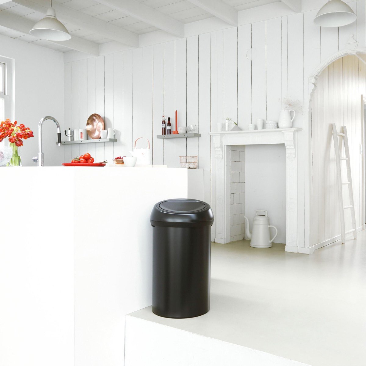 Brabantia Touch Bin Prullenbak - 60 liter - Matt Black