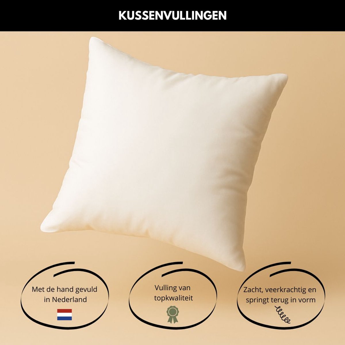 Dutch Decor JADI sierkussen 45x45 cm Tawny Brown