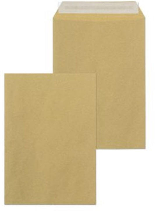 Raadhuis akte envelop 162x229mm C5 kraft met plakstrip 500 stuks