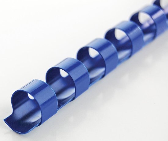 GBC CombBind Bindruggen Blauw 10mm (100)