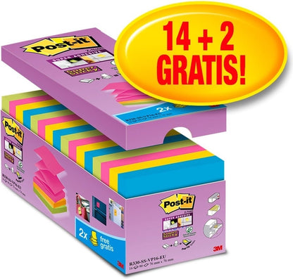 Post-it® Super Sticky Z-Notes Value Pack