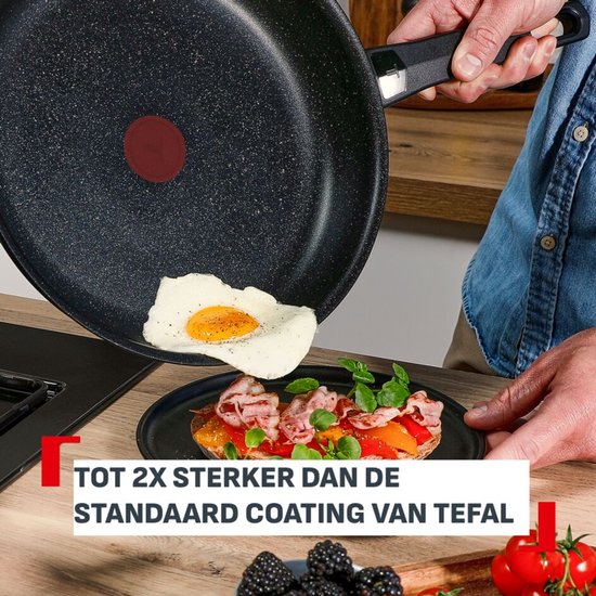 Tefal Ceramic Control Grey Wokpan 28 cm