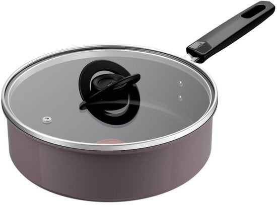Tefal Ceramic Control Grey Hapjespan 24 cm