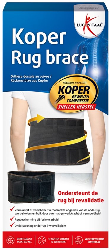 Lucovitaal Koper Rug Brace
