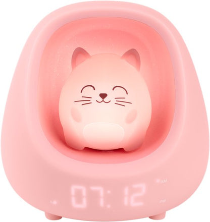 HiBuddies Nestkids Nachtlamp met Wekker voor Kinderen - Myko de Kat