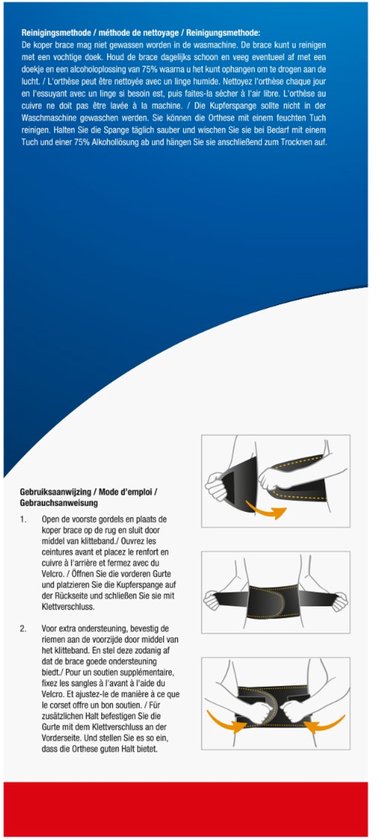 Lucovitaal Koper Rug Brace