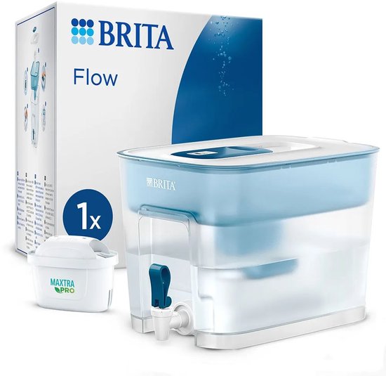 BRITA Flow Cool Waterfilterkan 8.2L Blauw