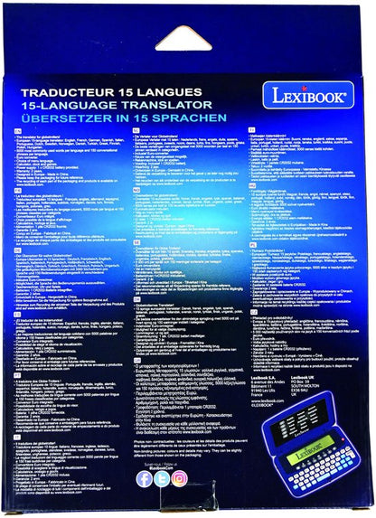 15-talen elektronische zaktranslator
