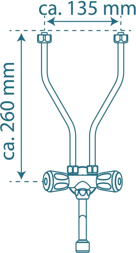 SCHÜTTE Keukenkraan Met Vrije Uitloop Chroom