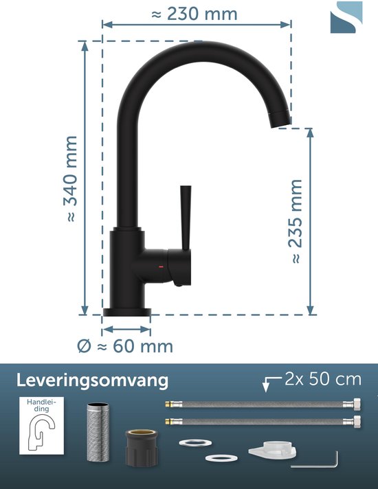 SCHÜTTE CORNWALL Design Keukenkraan