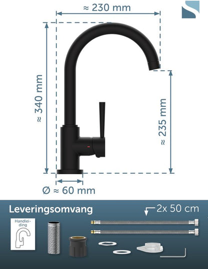 SCHÜTTE CORNWALL Design Keukenkraan
