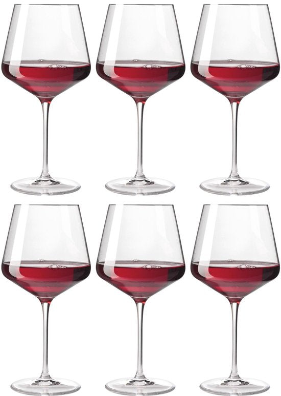 Leonardo PUCCINI Burgundy wijnglas Groot - set/6
