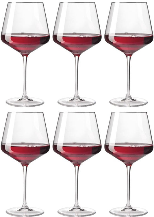 Leonardo PUCCINI Burgundy wijnglas Groot - set/6