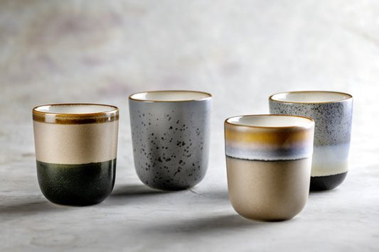 Leonardo Roma koffiemokjes 330ml - set/4 assorti