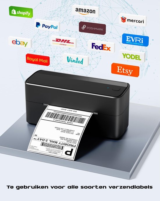 Phomemo 241BT Draadloze Thermische Label Printer