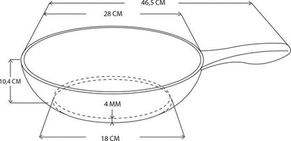 GreenPan Cambridge Wokpan 28cm