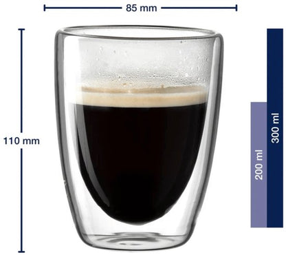 Leonardo DUO dubbelwandig glas 300ml - set/2