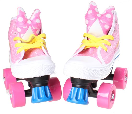 Disney Minnie Mouse Rolschaatsen Meisjes Roze/wit Maat 28
