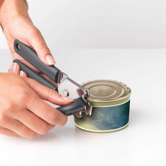 Brabantia Tasty+ Blikopener plus Flesopener Dark Grey