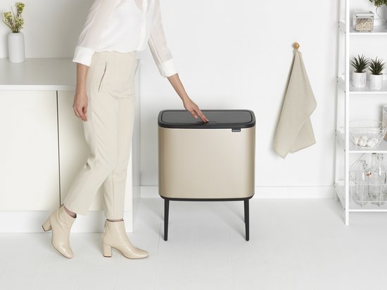 Brabantia Bo Touch Bin Prullenbak - 11 + 23 liter