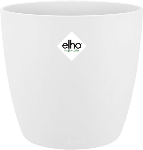 Elho Brussels Rond 25 Bloempot Wit