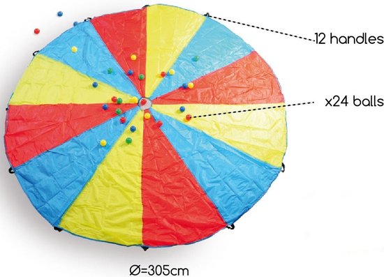 BS Toys Parachute Spel met Gat