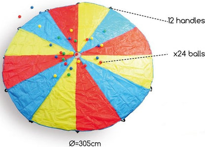 BS Toys Parachute Spel met Gat