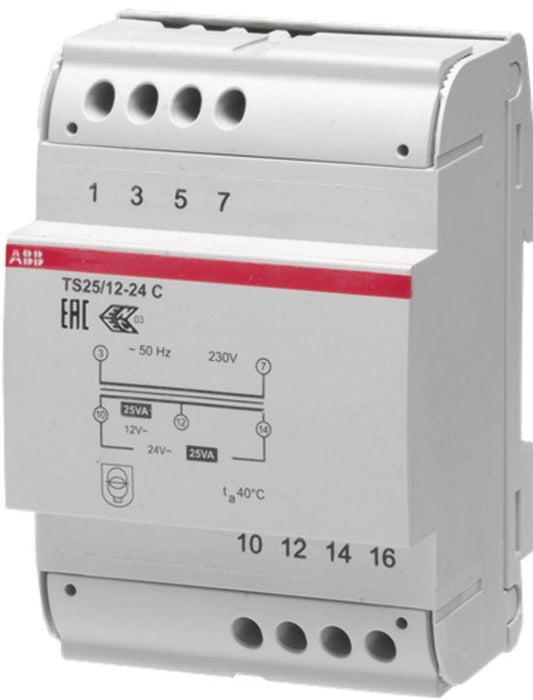 ABB Bel transformator ts 25VA 12-24V