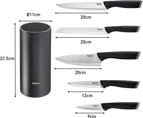 Tefal Comfort Knives Messenset - 5-delig