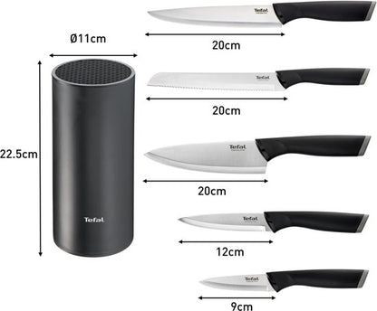 Tefal Comfort Knives Messenset - 5-delig