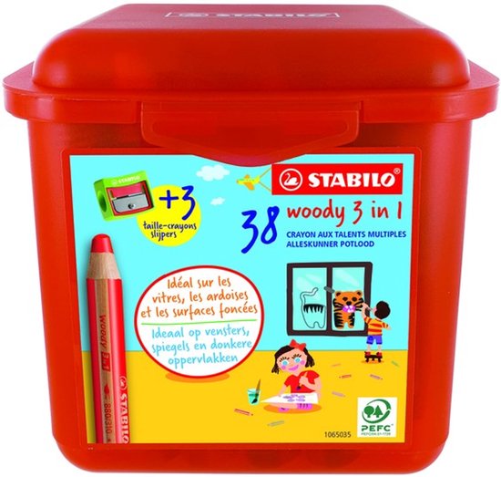 STABILO woody 3 in 1 Multi Talent Kleurpotloden