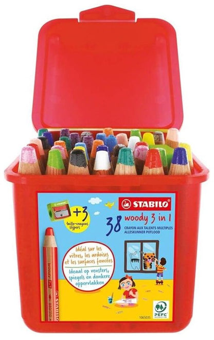 STABILO woody 3 in 1 Multi Talent Kleurpotloden