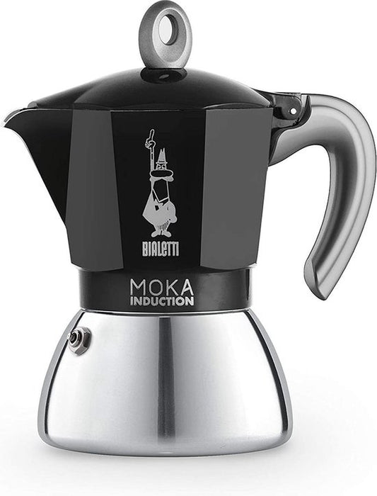 Bialetti Moka Induction Zwart Percolator 6 kops