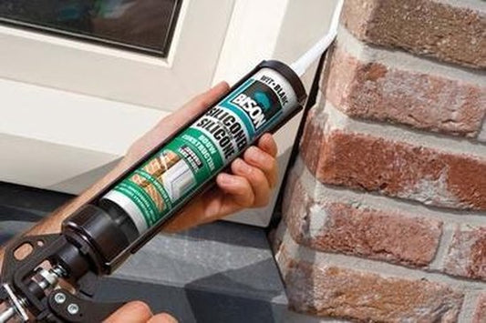 Bison Siliconenkit Bouw transparant koker 300 ml