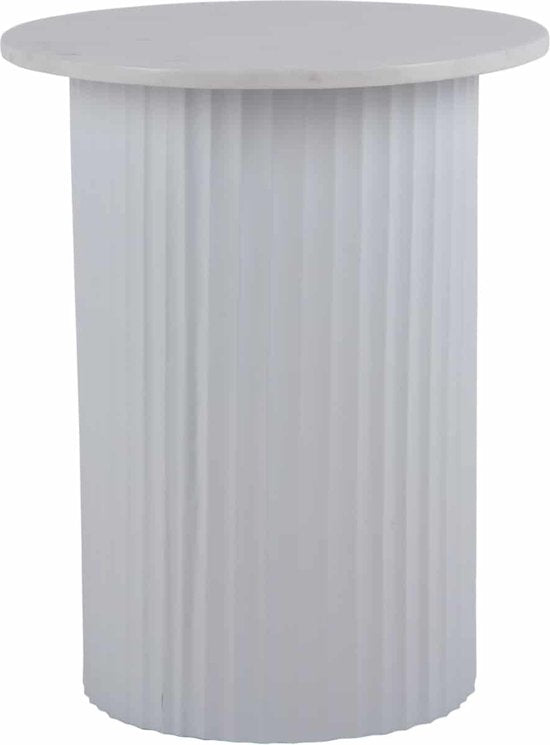 Leitmotiv Salontafel Luscious Straight Wit Ø45cm