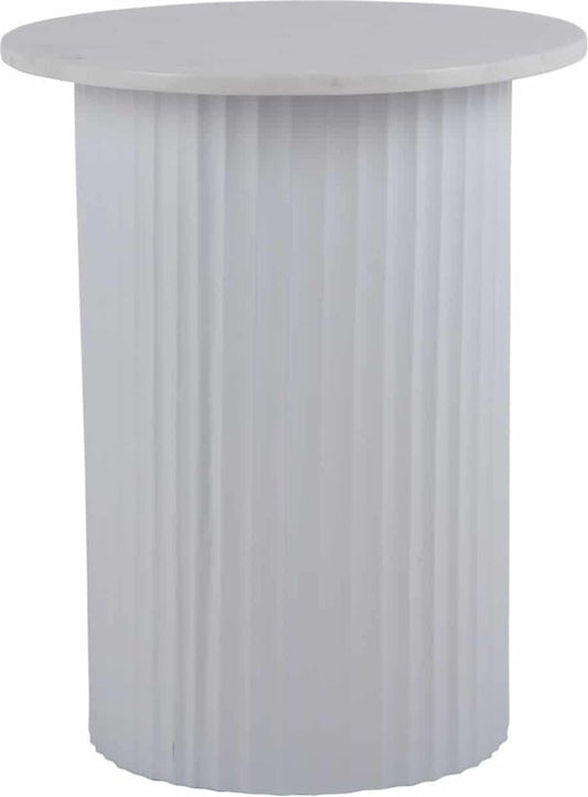 Leitmotiv Salontafel Luscious Straight Wit Ø45cm