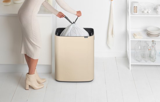 Brabantia Bo Touch Bin Prullenbak 60 liter Soft Beige