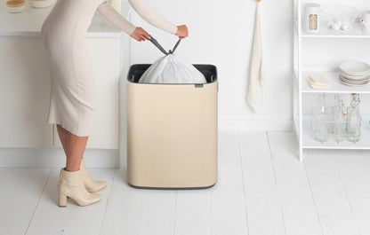 Brabantia Bo Touch Bin Prullenbak 60 liter Soft Beige